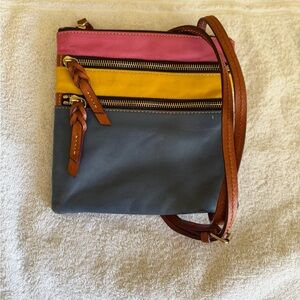Dooney & Burke colorful Leather Crossbody Bag